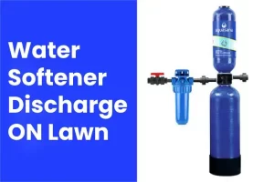 water softener discharge on lawn